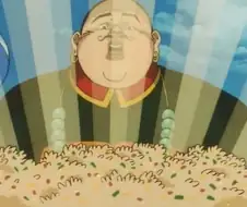 [요리왕비룡]볶음밥을 흡입하는 장면