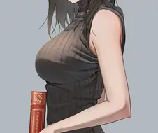 @) 민소매 입은 후미카.jpg