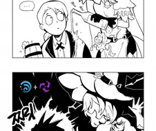원신) 술고래 처리하는 리사.manhwa