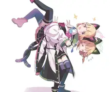 블루아카)팬티 보여주는 아이.manga