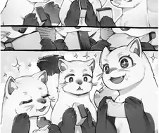 카스테라 처음 먹어보는 족제비 만화