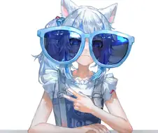 버튜버) 선글라스 구라 아메