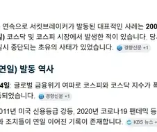 이틀 연속 서킷의 의미 요약