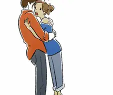 키가 작거나 큰 여자의 슬픔