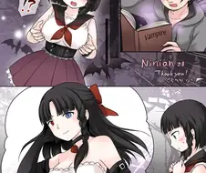 저주받은 책을 읽고 TS뱀파이어가 되는 만화