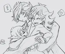 유희왕)화목한 가졍의 모습.manga