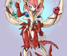 유희왕)앜파 사천룡과 융합한 히로인들