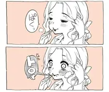 타코야키 먹는 만화