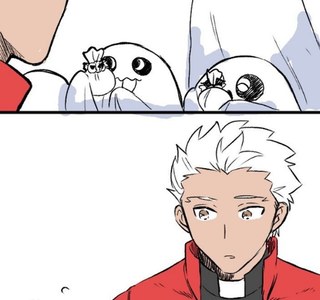 [페그오] 과자 나눠주는 만화