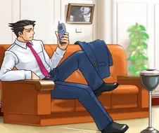 피고인 살인사건 재판 5분전에 법정 소파에서 쳐자고 있는 변호사