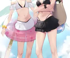 노출 하나 없이 야한 수영복