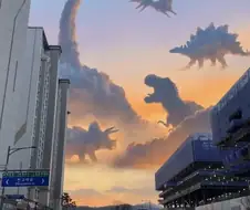 판교 개쩌는 구름