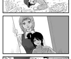 체인소맨) 새로운 알바를 찾은 코베니.manga