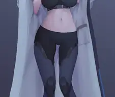 (블루아카,후방)잘 못먹고 자란 몸매