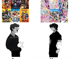 사춘기 소년과 성인 남자가보는 애니 차이