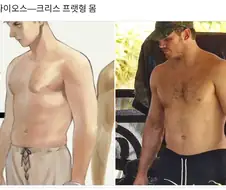 던전밥)아마 사우나 같은 데에서 보면 기죽을 몸