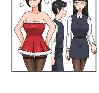 산타복 입는 만화