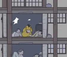 고라파덕에게 자장가 불러주는 할머니.manhwa