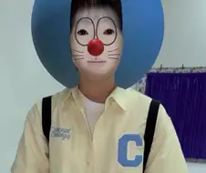 "진구야 내 코가 왜 빨간지 알아?"
