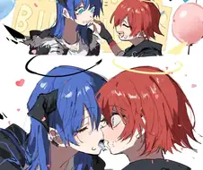 명일방주)생일파티를 즐기는 절친 오퍼레이터.manga