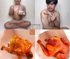 저가형 치킨 코스프레