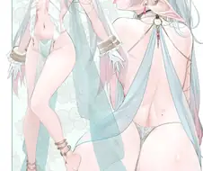 프리렌) 노출 하나 없이 야한 엘프 누나