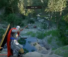 붉은사막) 절벽 밑에 있는 곰이 뭘 할 수 있는데 ㅋㅋㅋㅋ