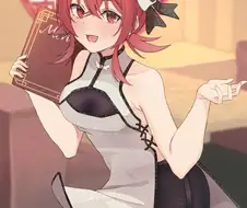 @) 팬티스타킹에 치파오를 입은 고양이입 카호.manga