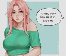 야 너 브라끈 보인다