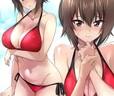 [걸판] 부끄부끄한 비키니 마호