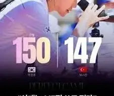 터키 역대급 양궁점수...무려 총 150점 중 147점 기록