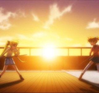 [나노하]강해지기 위해서 수련을 하는 두 꼬맹이