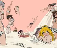 (어과초)우유 수영장에 놀러간 여캐들.manga