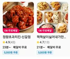 배달 전문 식당 특징