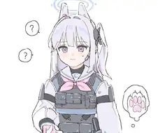 블루아카)말랑할 것 같은 아이.manga