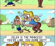 초록색 옷 입은 애가 젤다죠?