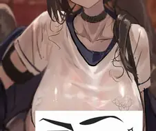 블아)땀에 젖은 노브라 하스미