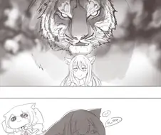 [프리코네] 캬루의 시점으로 보는 시오리의 모습.manhwa