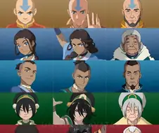 아바타 아앙의전설 나이별 주인공들