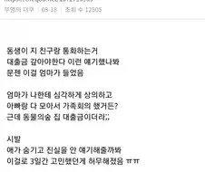 가족 몰래 주택 담보 대출받은 동생