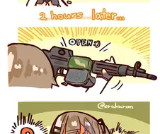 (소녀전선) 일본 유저가 그린 K2 만화.manwha
