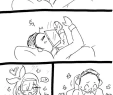 블루아카) 프라나 질투하는 아로나 만화