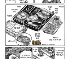 일본의 교도소의 설날 음식 Manga