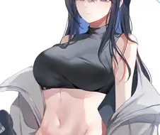 (블루아카,후방)사오리 배꼽 좋아함?