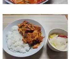 쓸쓸한 독거 중년의 밥상