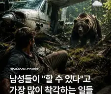 곰 따윈 제압 가능하다는 12%의 남성들.jpg