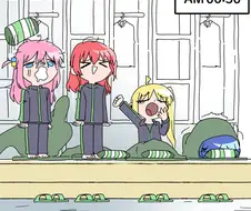 봇치더락)결속밴드 짬통 만화