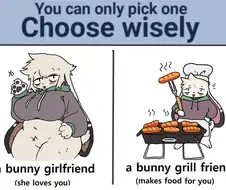 바니걸 여친vs바니 그릴친구