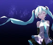 활짝 웃는 미쿠