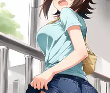 @, AI, 후방) 엉덩이 빵빵한 엣찌하루카 모음